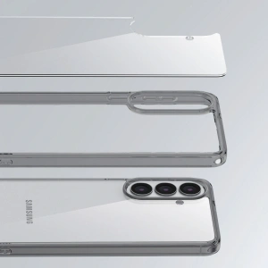 Etui Bizon Case Halo do Samsung Galaxy S26 przydymione-czarne