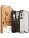 Etui Bizon Case Halo do Samsung Galaxy S26 przydymione-czarne