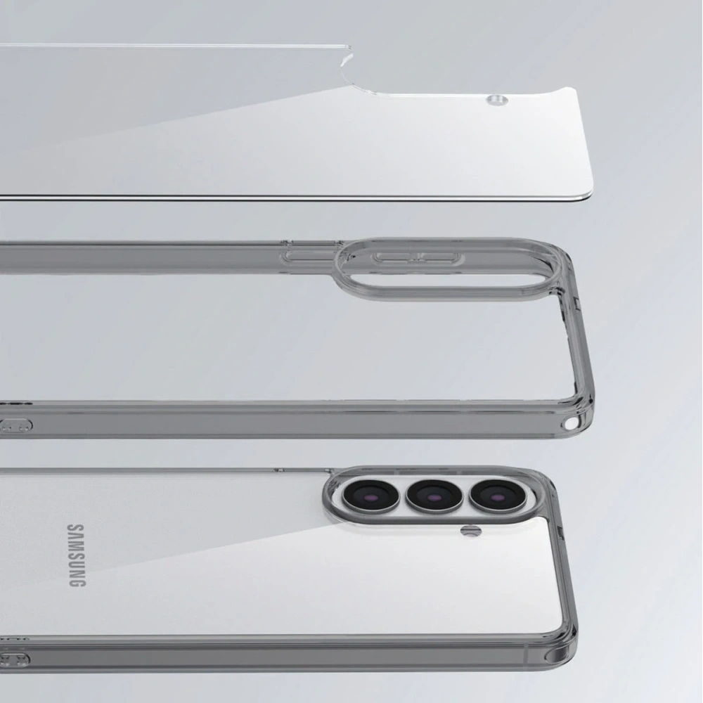 Etui Bizon Case Halo do Samsung Galaxy S26+ Plus przydymione-czarne