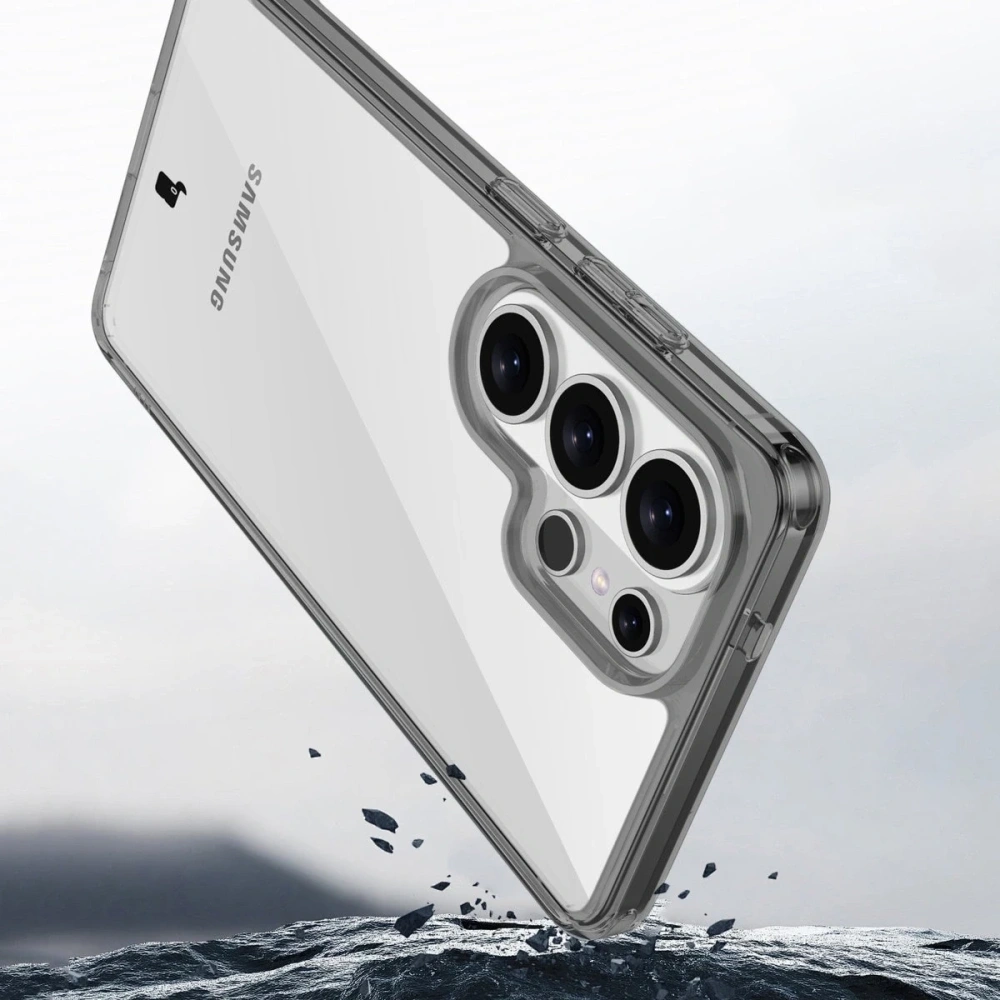 Etui Bizon Case Halo do Samsung Galaxy S26 Ultra przydymione-czarne