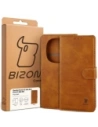 Etui z klapką Bizon Case Pocket do Xiaomi Redmi Note 15 / POCO M8 5G brązowe