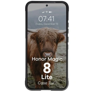 Pancerne etui Bizon Case Tur do Honor Magic8 Lite czarne