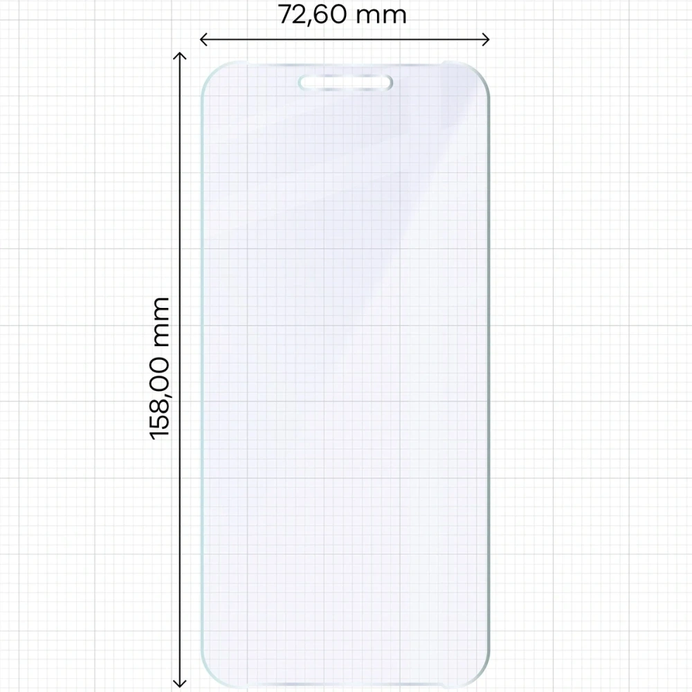 Elastyczne szkło hybrydowe Bizon Glass Mule Duo do HAMMER Construction [2 PACK]