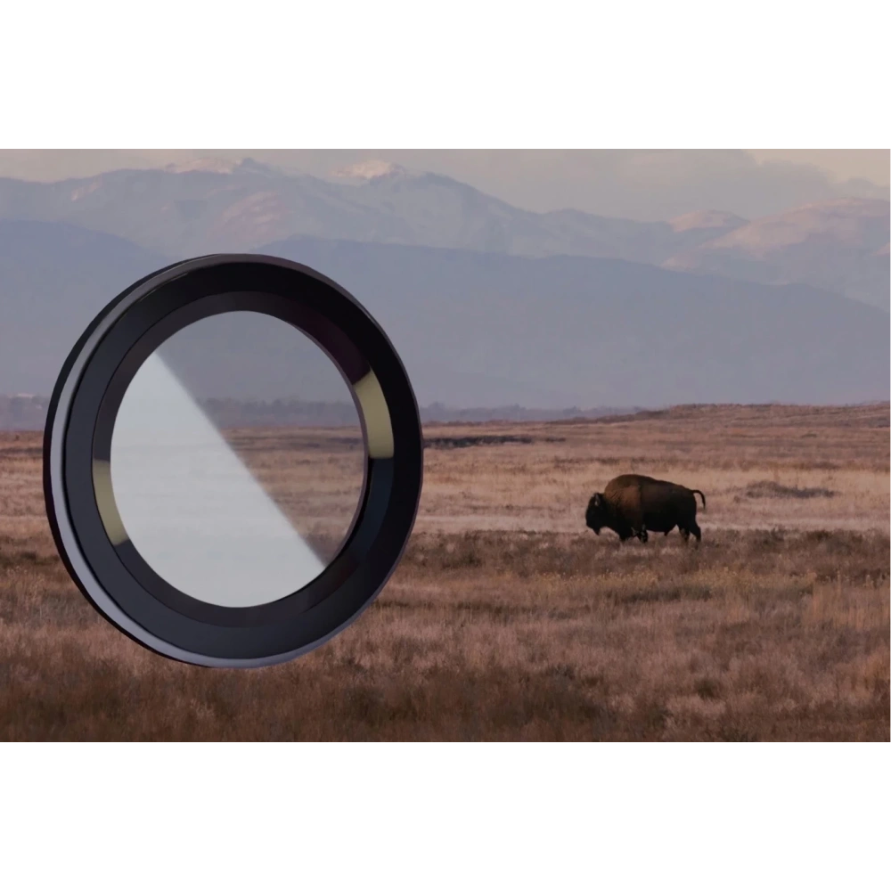 Szkło na aparat Bizon Glass Snap Lens do Oppo Reno 15 F / FS czarna ramka