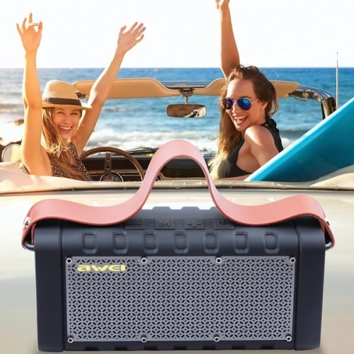 Buy AWEI Wireless Speaker Bluetooth 5.0 Y668 20W with power bank black - AWEI048BLK - {ean13} - Home Screen Store Europe