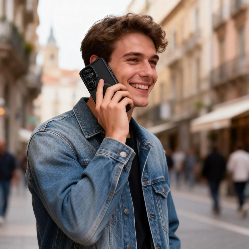 Etui Tech-Protect MagRack MagSafe do Samsung Galaxy S26 Ultra Matte Black