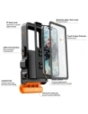 Etui Tech-Protect IPX8 Pro Universal Diving Waterproof Case Black/orange