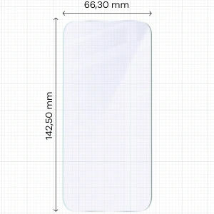 Elastyczne szkło hybrydowe Bizon Glass Mule Duo do Apple iPhone 15 [2 PACK]