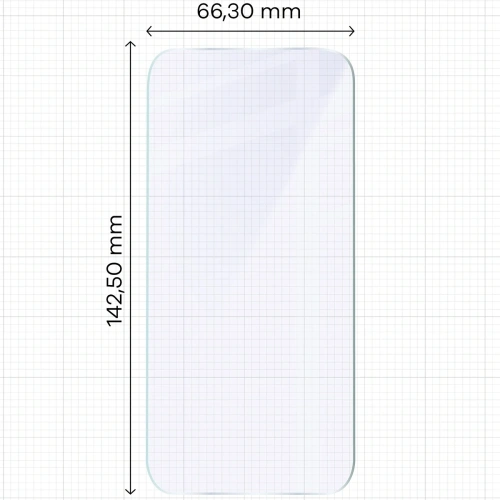 Elastyczne szkło hybrydowe Bizon Glass Mule Duo do Apple iPhone 15 [2 PACK]