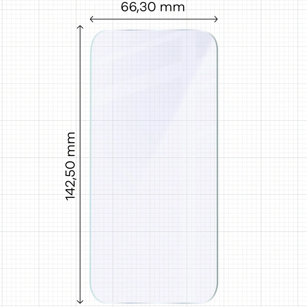 Elastyczne szkło hybrydowe Bizon Glass Mule Duo do Apple iPhone 15 [2 PACK]