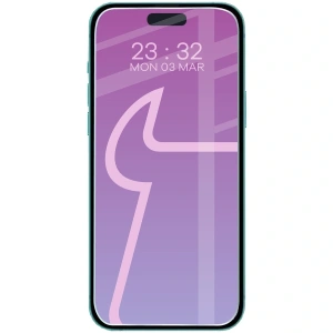 Elastyczne szkło hybrydowe Bizon Glass Mule Duo do Apple iPhone 15 [2 PACK]