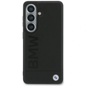 Etui BMW Leather Hot Stamp MagSafe do Samsung Galaxy S26 Plus czarny