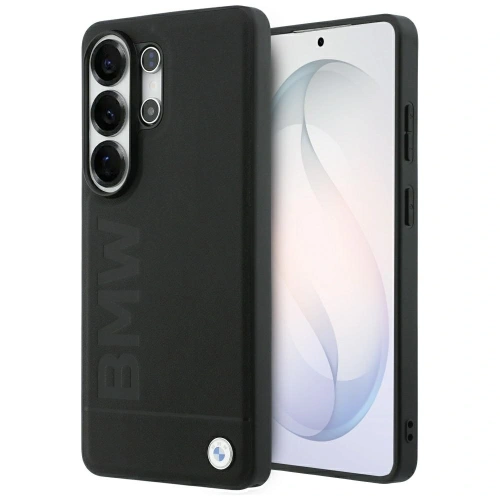 Etui BMW Leather Hot Stamp MagSafe do Samsung Galaxy S26 Ultra czarny