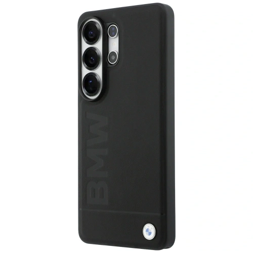 Etui BMW Leather Hot Stamp MagSafe do Samsung Galaxy S26 Ultra czarny