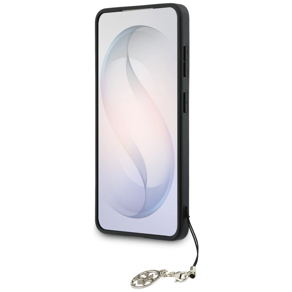 Etui Guess 4G Classic Logo Charm MagSafe do Samsung Galaxy S26 brązowy