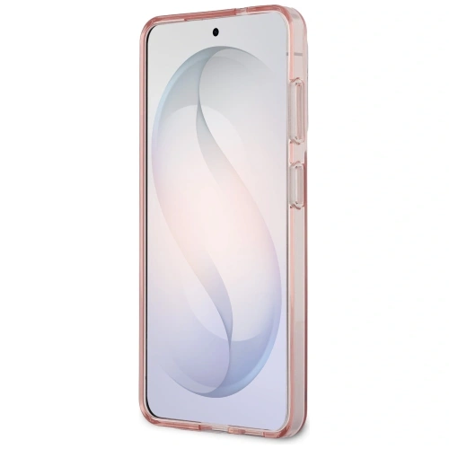 Etui Guess IML Gradient Triangle MagSafe do Samsung Galaxy S26 różowy