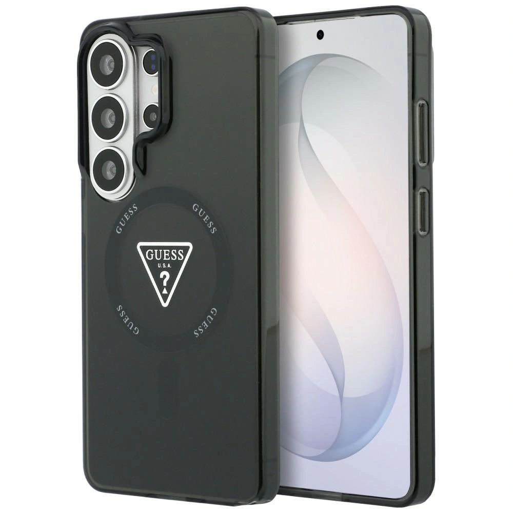 Etui Guess IML Gradient Triangle MagSafe do Samsung Galaxy S26 Ultra czarny