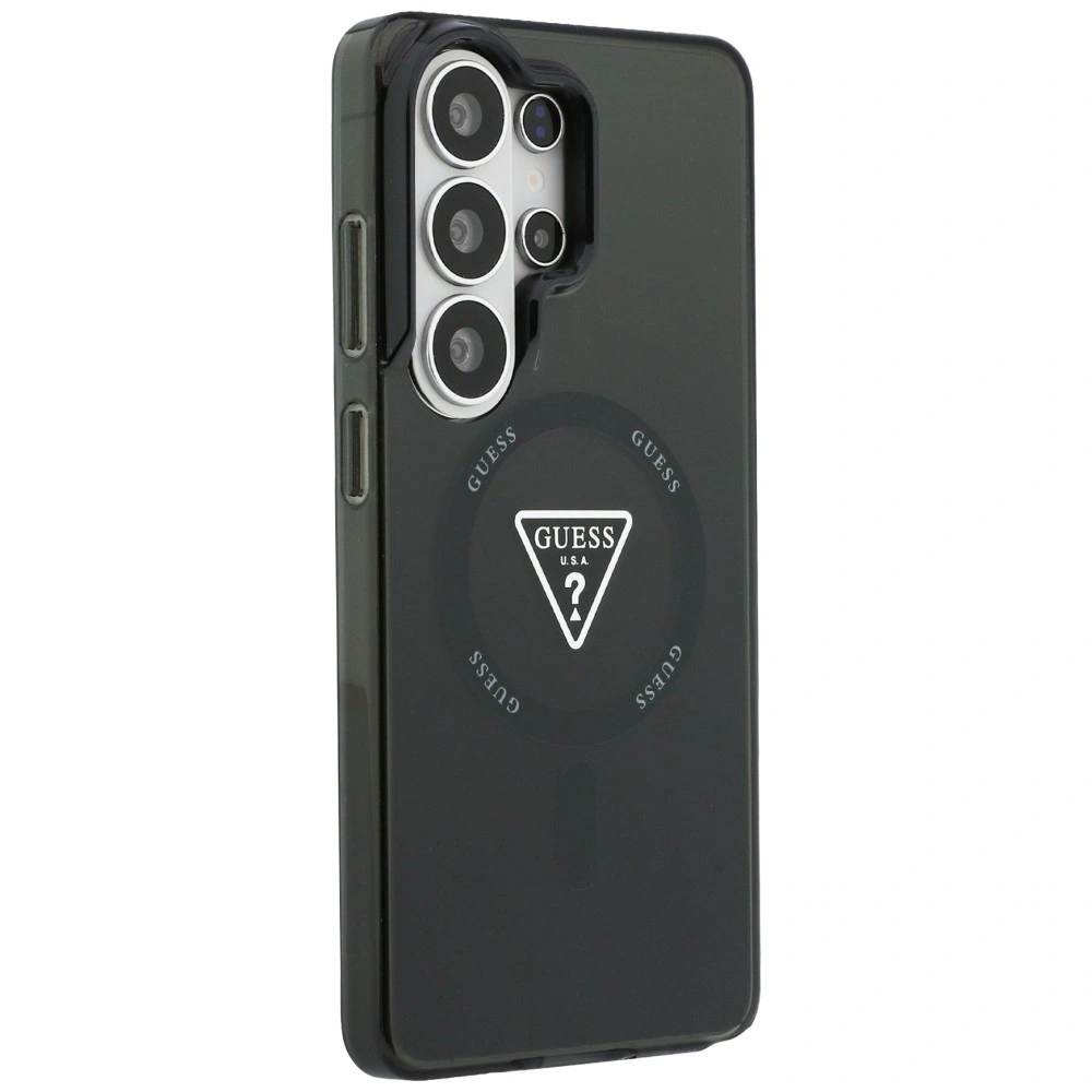 Etui Guess IML Gradient Triangle MagSafe do Samsung Galaxy S26 Ultra czarny