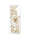 Etui Guess IML Leopard Print Triangle MagSafe do Samsung Galaxy S26 brązowy