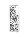 Etui Guess IML Leopard Print Triangle MagSafe do Samsung Galaxy S26 czarny