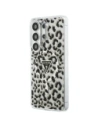 Etui Guess IML Leopard Print Triangle MagSafe do Samsung Galaxy S26 Ultra czarny