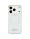 Etui Guess IML Script Metal MagSafe do Apple iPhone 17 przezroczysty