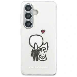 Etui Karl Lagerfeld IML Karl&Choupette MagSafe do Samsung Galaxy S26 przezroczysty