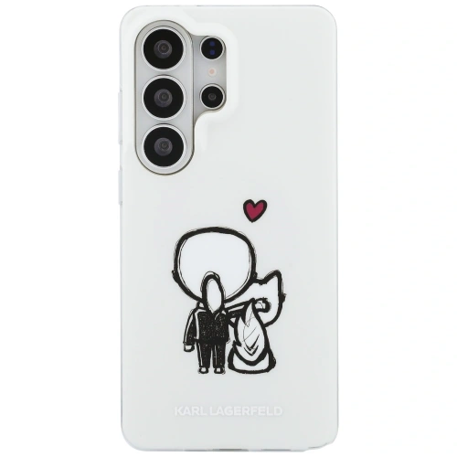 Etui Karl Lagerfeld IML Karl&Choupette MagSafe do Samsung Galaxy S26 Ultra przezroczysty