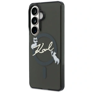 Etui Karl Lagerfeld IML KC Script MagSafe do Samsung Galaxy S26 Plus czarny
