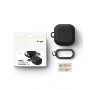 Etui Ringke Onyx Magnetic MagSafe do Samsung Galaxy Buds 4 / 4 Pro Black