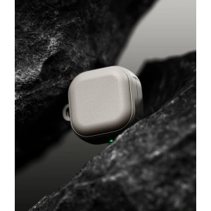 Etui Ringke Onyx Magnetic MagSafe do Samsung Galaxy Buds 4 / 4 Pro Warm Grey