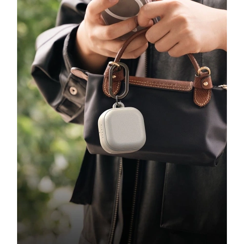 Etui Ringke Onyx Magnetic MagSafe do Samsung Galaxy Buds 4 / 4 Pro Warm Grey