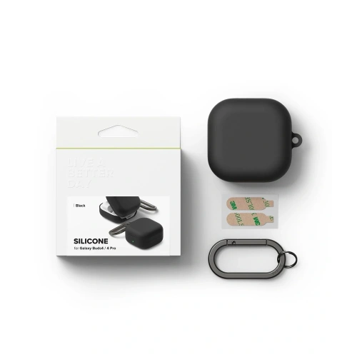 Etui Ringke Silicone do Samsung Galaxy Buds 4 / 4 Pro Black