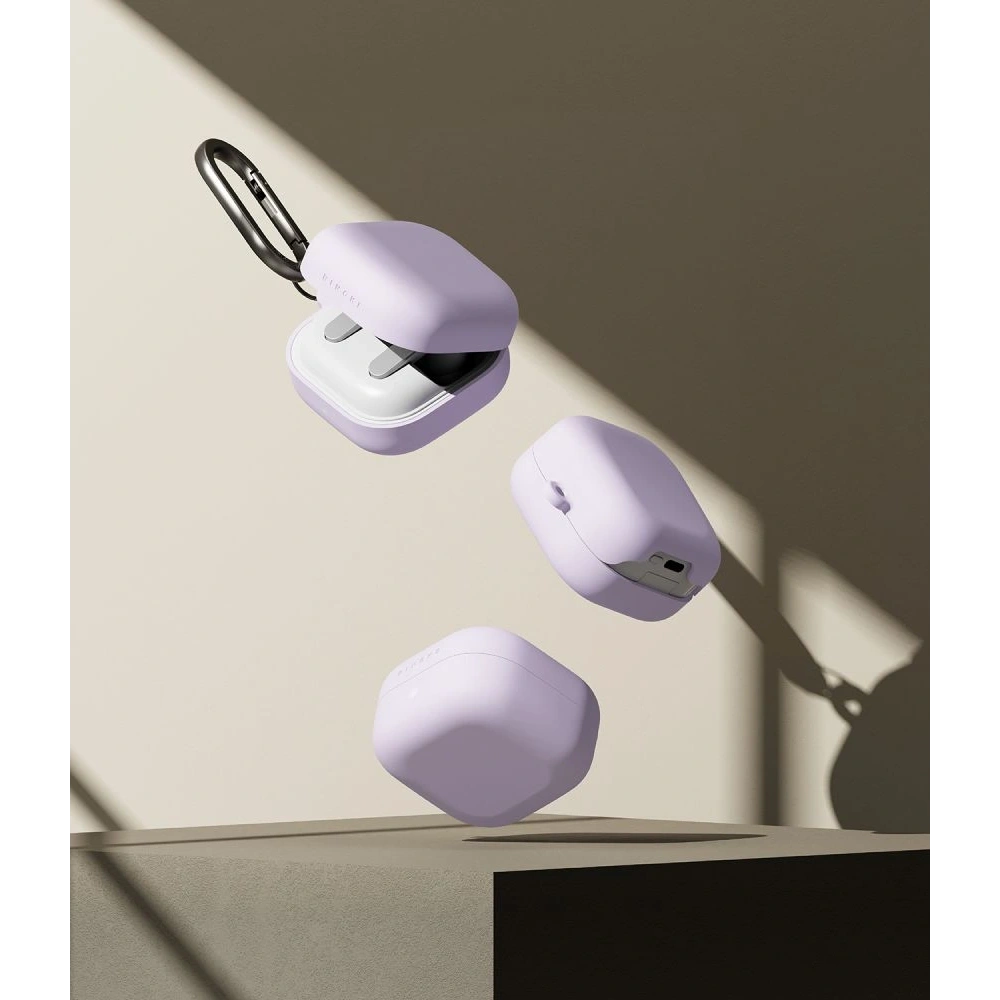 Etui Ringke Silicone do Samsung Galaxy Buds 4 / 4 Pro Light Purple