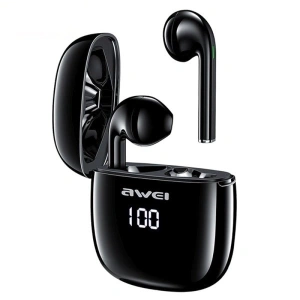 Kup AWEI słuchawki Bluetooth 5.0 T28P TWS + stacja dokująca czarny/black - AWEI052BLK - {ean13} - Sklep Home Screen