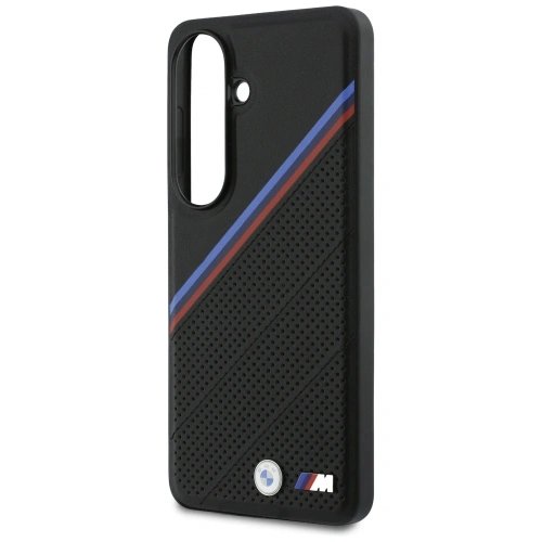 Etui BMW Tricolor Metal Logo MagSafe do Samsung Galaxy S26 czarny