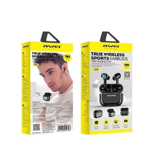 Buy AWEI Wireless In-Ear Earphones Bluetooth 5.0 T29 TWS white - AWEI053WHT - {ean13} - Home Screen Store Europe