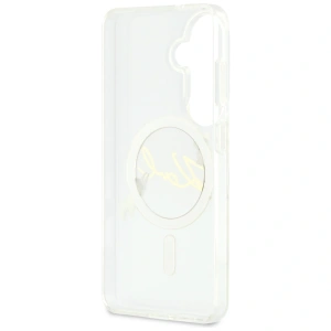 Etui Karl Lagerfeld IML KC Script MagSafe do Samsung Galaxy S26 Plus przezroczysty