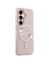 Etui Karl Lagerfeld IML KC Script MagSafe do Samsung Galaxy S26 różowy