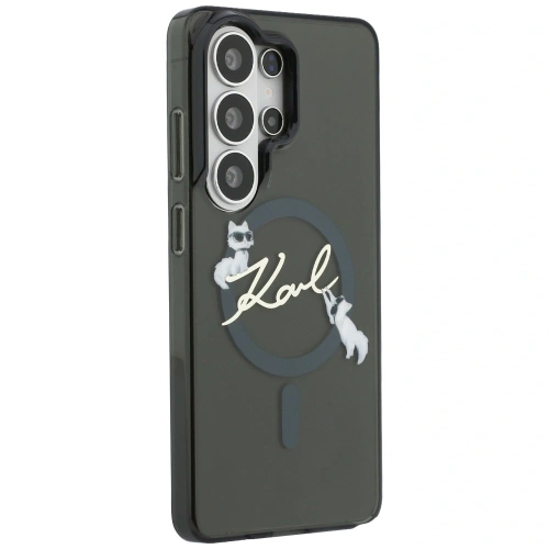 Etui Karl Lagerfeld IML KC Script MagSafe do Samsung Galaxy S26 Ultra czarny