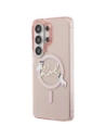 Etui Karl Lagerfeld IML KC Script MagSafe do Samsung Galaxy S26 Ultra różowy