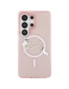 Etui Karl Lagerfeld IML KC Script MagSafe do Samsung Galaxy S26 Ultra różowy