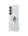 Etui Karl Lagerfeld IML Peekaboo Choupette MagSafe do Samsung Galaxy S26 Plus przezroczysty