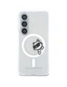 Etui Karl Lagerfeld IML Peekaboo Choupette MagSafe do Samsung Galaxy S26 Plus przezroczysty