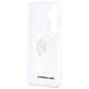 Etui Karl Lagerfeld IML Peekaboo Choupette MagSafe do Samsung Galaxy S26 Plus przezroczysty