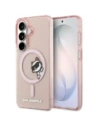 Etui Karl Lagerfeld IML Peekaboo Choupette MagSafe do Samsung Galaxy S26 różowy