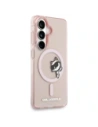 Etui Karl Lagerfeld IML Peekaboo Choupette MagSafe do Samsung Galaxy S26 różowy
