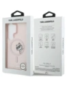 Etui Karl Lagerfeld IML Peekaboo Choupette MagSafe do Samsung Galaxy S26 Ultra różowy