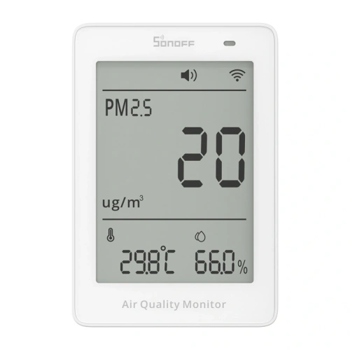Miernik jakości powietrza WiFi LCD Sonoff AirGuard PM2.5 SAWF-07P