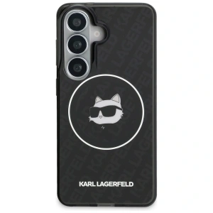 Etui Karl Lagerfeld IML Repeated Choupette MagSafe do Samsung Galaxy S26 czarny